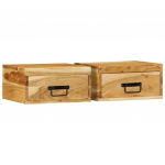 Seinale kinnitatavad &ouml;&ouml;kapid, 2 tk, akaatsiapuit