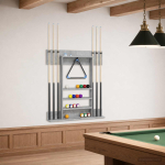 Billiardi keppide hoidja tehispuit 93 x 12 x 103 cm betoonhall