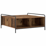 Kohvilaud vana puit 90 x 90 x 41 cm tehispuit