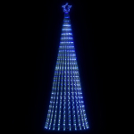 Led j&otilde;ulupuu 475 leds sinine 247 cm