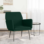 Tugitool, tumeroheline, 62 x 79 x 79 cm, samet