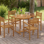 Lauaplaat, 90 x 90 x 2,5 cm, kaheksanurkne, tiikpuu