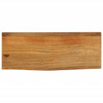 Lauaplaat, naturaalse servaga, 90x30x3,8 cm, mangopuit