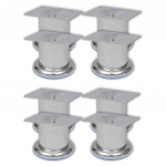 Diivanijalad 8 tk, &uuml;mmargused, kroom, 60 mm