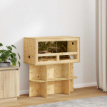 Terrarium pruun 80 x 40 x 90 cm osb