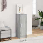 Jalatsikapp, hall sonoma tamm, 32x35x92 cm, tehispuit