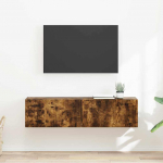 Tv seina kapp 2 pcs suitsetatud tamm 60 x 31 x 29.5 cm