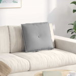 Seljatugi padi pilvine hall 50 x 19 x 45 cm kangas