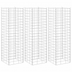 Gabioon taimelavad 3tk, 30 x 30 x 100 cm, raud