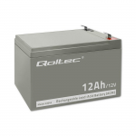 Qoltec 53049 AGM battery | 12V |  12Ah