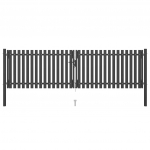 Aiav&auml;rav, terasest, 400 x 75 cm, antratsiithall