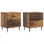 &Ouml;&ouml;lambi kapp 2 pcs vana puit 43 x 34,5 x 47,5 cm tehispuit