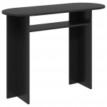 Konsoollaud must tamm 100 x 39,5 x 75 cm tehispuit