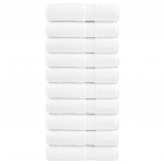 Saunalina solund 10 tk, valge, 70x140 cm, 600 gsm