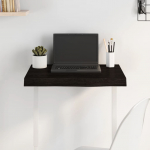 Lauaplaat, tumepruun, 60 x 40 x (2-6) cm, t&ouml;&ouml;deldud tammepuit