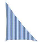 P&auml;ikesetelgi sail 4 x 5 x 6,8 m hdpe kolmnurk sinine ja valge