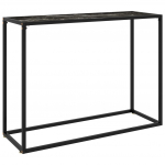 Konsoollaud, must, 100 x 35 x 75 cm, karastatud klaas