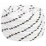 Punutud paadik&ouml;is, valge, 20 mm x 50 m pol&uuml;ester