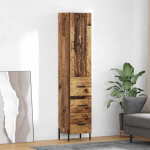 K&otilde;rgushein sahtliga vana puit 34,5 x 34 x 180 cm tehispuit