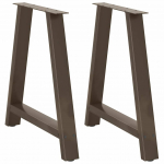 S&ouml;&ouml;gilaua jalad, a-kujulised, 2 tk, 70 x (72&ndash;73) cm, terasest