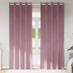 Pimendavad kardinad 2 pcs tumepink 140 x 245 cm samet