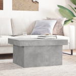 Kohvilaud, betoonhall, 100 x 55 x 40 cm, tehispuit