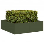 Aia taimekast, oliiviroheline, 100x100x30 cm, teras