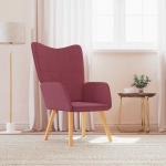 Puhketool, veinipunane, kangas