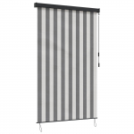 Rulookardin anthracite ja valge 140 x 250 cm