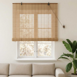 Rulookardin pruun 90 x 160 cm bambus