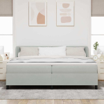 Karbi vedrumadrats madratsiga peaga helehall 200 x 200 cm samet