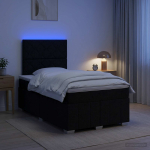 Led kastivoodiga madrats led-ribadega must 120 x 190 cm kangas