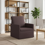Tugitool tume pruun 70 x 81 x 82 cm kangas