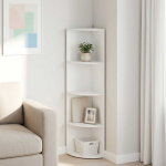 Nurgariiul 4 tasandit 31,5 x 31 x 130 cm tehispuit valge