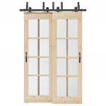 Liugukse tarvikute komplekt 152,5 cm terasest, must