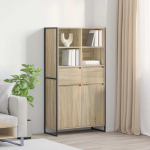 K&otilde;ide sahtliga 2 pcs sonoma 81 x 36 x 150.5 cm tehispuit