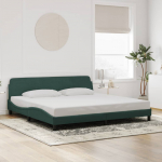Voodiraam dover tumeroheline 200x200 cm samet