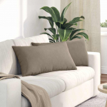Diivanipadjad 2 pcs pruunikashall 80 x 40 cm kangas