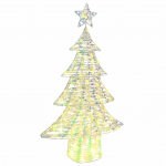 J&otilde;ulupuu koos 160 led-iga soe valge 150 cm pet