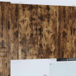 Seinakapp k&ouml;&ouml;ki suitsetatud tamm 40 x 31 x 100 cm tehispuit