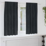 Pimendavad kardinad 2 pcs must 140 x 175 cm samet