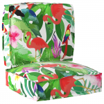 Pallet padjakomplekt 2 pcs tropiline džungel oxfordi kangas