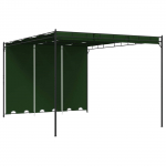 Paviljon 4 x 3 x 2,3 m roheline pol&uuml;ester ja teras