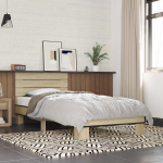 Peatsiga voodiraam sonoma tamm 80 x 200 cm tehispuit