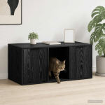 Kassi puuri m&ouml;&ouml;bel must tamm 100 x 49 x 45 cm tehispuit