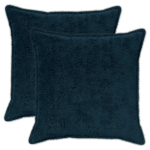 Diivanipadi 2 tk houten tumesinine 80 x 80 cm vale k&uuml;&uuml;liku