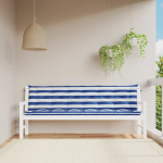 Aiapingi istmepadjad 2 tk, sinise/valge triibuline, 200x50x7 cm