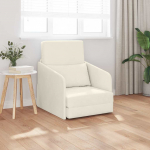 Diivanvoodi cream 65 x 80 x 83 cm samet