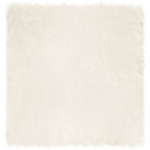 Faux lambanaha vaip tafalla valge 120 x 120 cm pol&uuml;ester