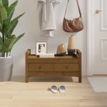 Esikupink, meepruun, 80 x 40 x 43 cm, m&auml;nnipuit